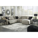 Signature Design by Ashley Colleyville 54405S14 5 pc Power Reclining Sectional with Chaise IMAGE 4