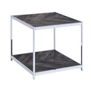 Elements International Archer CAC100ET Square End Table IMAGE 1