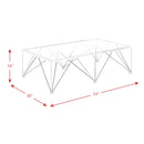 Elements International Anne CAN100CTE Rectangle Coffee Table IMAGE 9