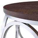 Elements International Alexis CAX100CTE Round Coffee Table IMAGE 6