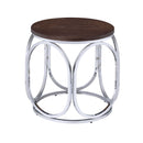 Elements International Alexis CAX100ETE Round End Table IMAGE 1