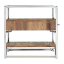 Elements International Matrix CTMX100ET Square Storage End Table IMAGE 3