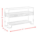 Elements International Matrix CTMX100ST Storage Sofa Table IMAGE 10