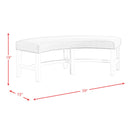 Elements International Park Creek DPK100RDBN Bench IMAGE 6