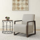 Elements International Furman UFM1441100E Accent Chair - Linen IMAGE 5
