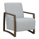 Elements International Furman UFM376100E Accent Chair - Platinum IMAGE 1