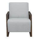 Elements International Furman UFM376100E Accent Chair - Platinum IMAGE 2