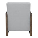 Elements International Furman UFM376100E Accent Chair - Platinum IMAGE 4