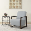 Elements International Furman UFM376100E Accent Chair - Platinum IMAGE 5