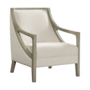 Elements International Hopkins UHK525102E Accent Chair - Natural/White Wash IMAGE 1