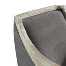 Elements International Hopkins UHK526102E Accent Chair - Charcoal/White Wash IMAGE 7