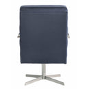 Elements International Kota UKA3200102SWE Swivel Accent Chair - Blue IMAGE 4