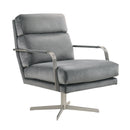 Elements International Kota UKA3204102SWE Swivel Accent Chair - Gray IMAGE 1