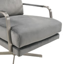 Elements International Kota UKA3204102SWE Swivel Accent Chair - Gray IMAGE 9