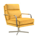 Elements International Kota UKA3206102SWE Swivel Accent Chair - Apricot IMAGE 1