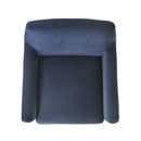 Elements International Lampur ULP3200100E Accent Arm Chair - Blue IMAGE 5