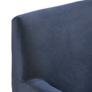 Elements International Lampur ULP3200100E Accent Arm Chair - Blue IMAGE 6