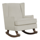 Elements International Seaside USS051101G Rocking Chair - Buckwheat IMAGE 1