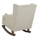 Elements International Seaside USS051101G Rocking Chair - Buckwheat IMAGE 3