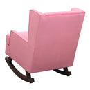 Elements International Seaside USS052101G Rocking Chair - Pink IMAGE 3