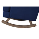 Elements International Seaside USS210101G Rocking Chair - Ink Blue IMAGE 7