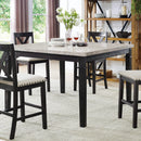 Elements International Greystone DGS100CDTB Counter Height Dining Table IMAGE 1