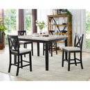 Elements International Greystone DGS100CDTB Counter Height Dining Table IMAGE 3
