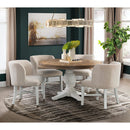 Elements International Park Creek DPK100RDTB Round Dining Table IMAGE 3