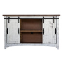 Elements International Hugo MAHG100TV TV Stand - White/Brown IMAGE 3