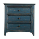 Elements International Luis MALS10CN Accent Chest - Blue IMAGE 1