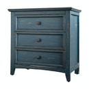 Elements International Luis MALS10CN Accent Chest - Blue IMAGE 2