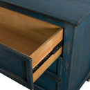 Elements International Luis MALS10CN Accent Chest - Blue IMAGE 3