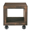 Elements International Metro MAMO22ET End Table - Latte IMAGE 1