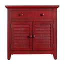 Elements International Rafael MARF05CNE Accent Cabinet - Red IMAGE 1