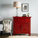 Elements International Rafael MARF05CNE Accent Cabinet - Red IMAGE 6