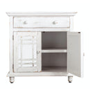 Elements International Sergio MASG02CNE Accent Cabinet - White IMAGE 2