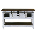 Elements International Thomas MATH021CNT Console Table - White/Brown IMAGE 1