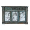 Elements International Anthony MAAT400CN Accent Cabinet - Aqua IMAGE 1