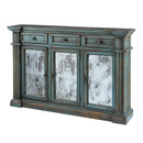 Elements International Anthony MAAT400CN Accent Cabinet - Aqua IMAGE 2