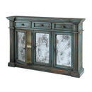 Elements International Anthony MAAT400CN Accent Cabinet - Aqua IMAGE 3