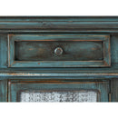 Elements International Anthony MAAT400CN Accent Cabinet - Aqua IMAGE 5