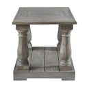 Elements International Ivan MAIV300ET End Table - Smoke Grey IMAGE 2