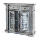 Elements International Kevin MAKV300CN Accent Cabinet - Light Grey IMAGE 2