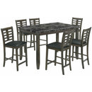 Elements International Nash DNS3007CS 7 pc Counter Height Dining Set IMAGE 1