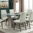 Elements International Dapper DPR Dining Table - Grey IMAGE 1