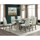 Elements International Dapper DPR Dining Table - Grey IMAGE 2