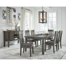 Signature Design by Ashley Hallanden D589-35 Rectangular Dining Room Butterfly Extension Table IMAGE 11