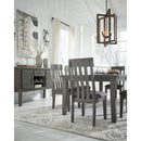 Signature Design by Ashley Hallanden D589-35 Rectangular Dining Room Butterfly Extension Table IMAGE 8