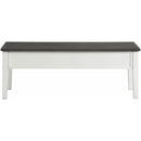 Elements International Kayla DKY300SBN Storage Bench IMAGE 2