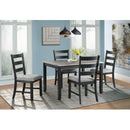 Elements International Martin DMT300SC Side Chair IMAGE 10